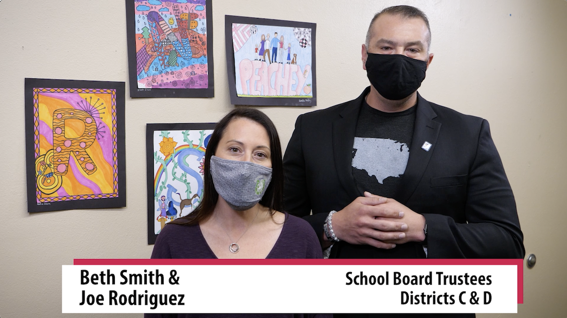  Trustees Beth Smith and Joe Rodriguez